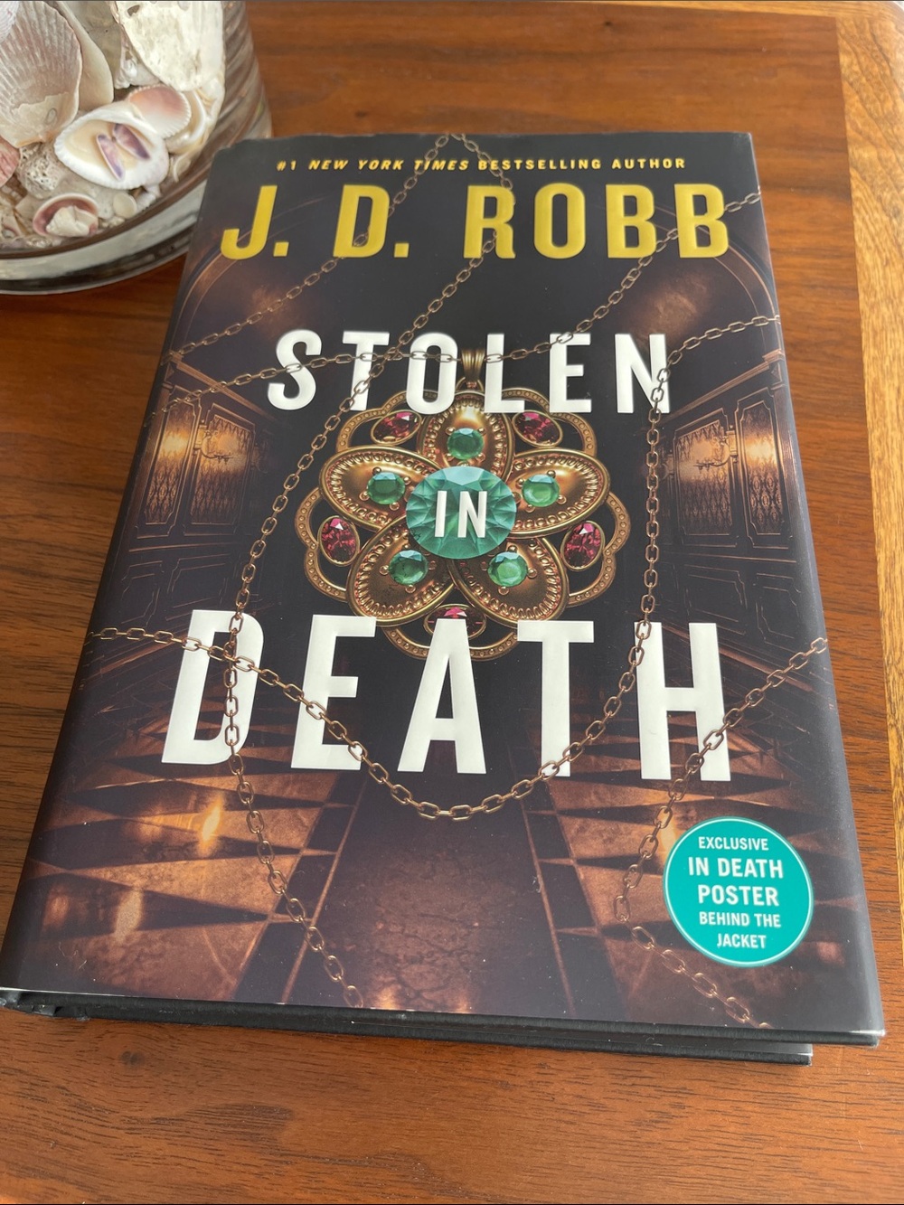 J. D. Robb Stolen in Death Hardcover Book - Black & Gold Cover